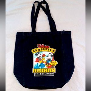 Disney Disneyland Tradition Cast Member Black Tote Bag